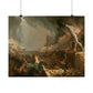 Cole. Thomas - The Course of Empire: Destruction (1836) - Satin Posters