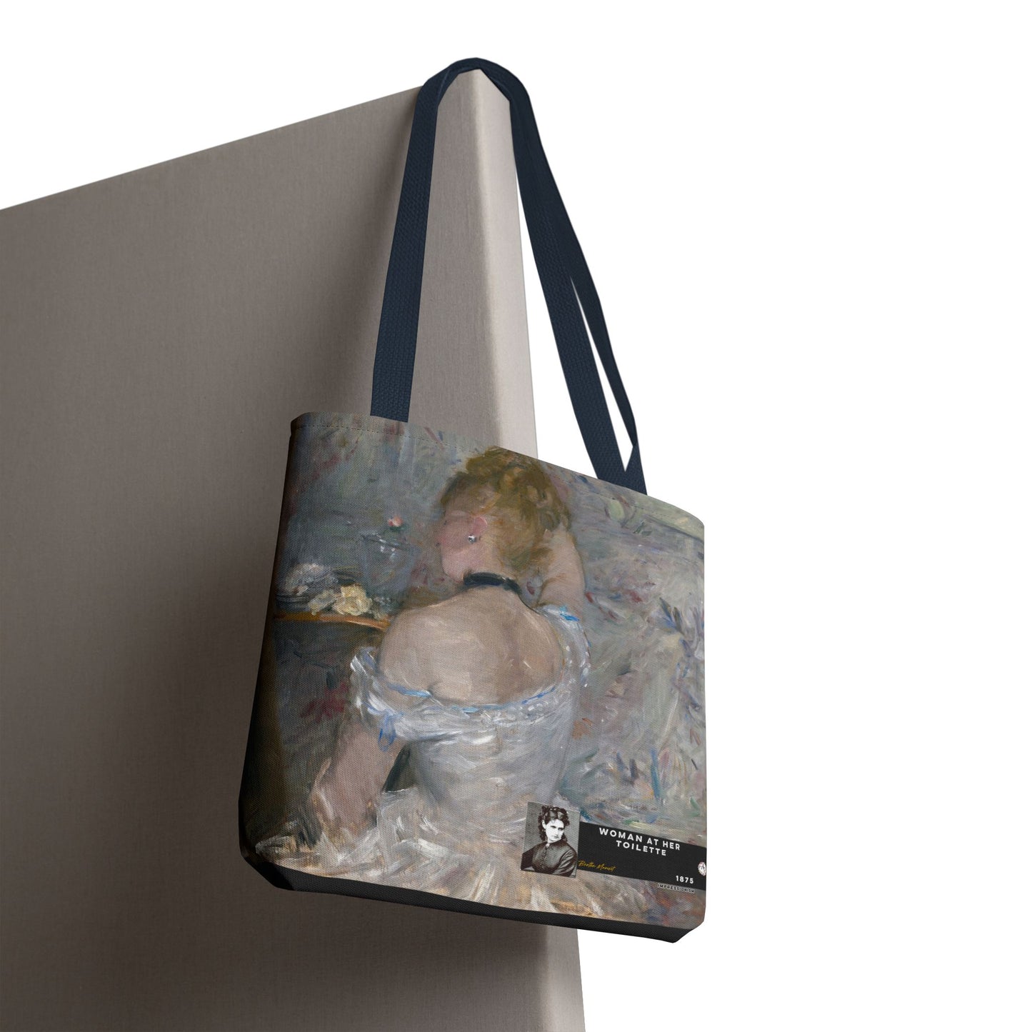 Morisot, Berthe - Woman at Her Toilette (1880) - Tote Bag