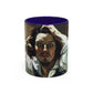 Courbet, Gustave - The Desperate Man (1843) - Colorful Accent Mugs