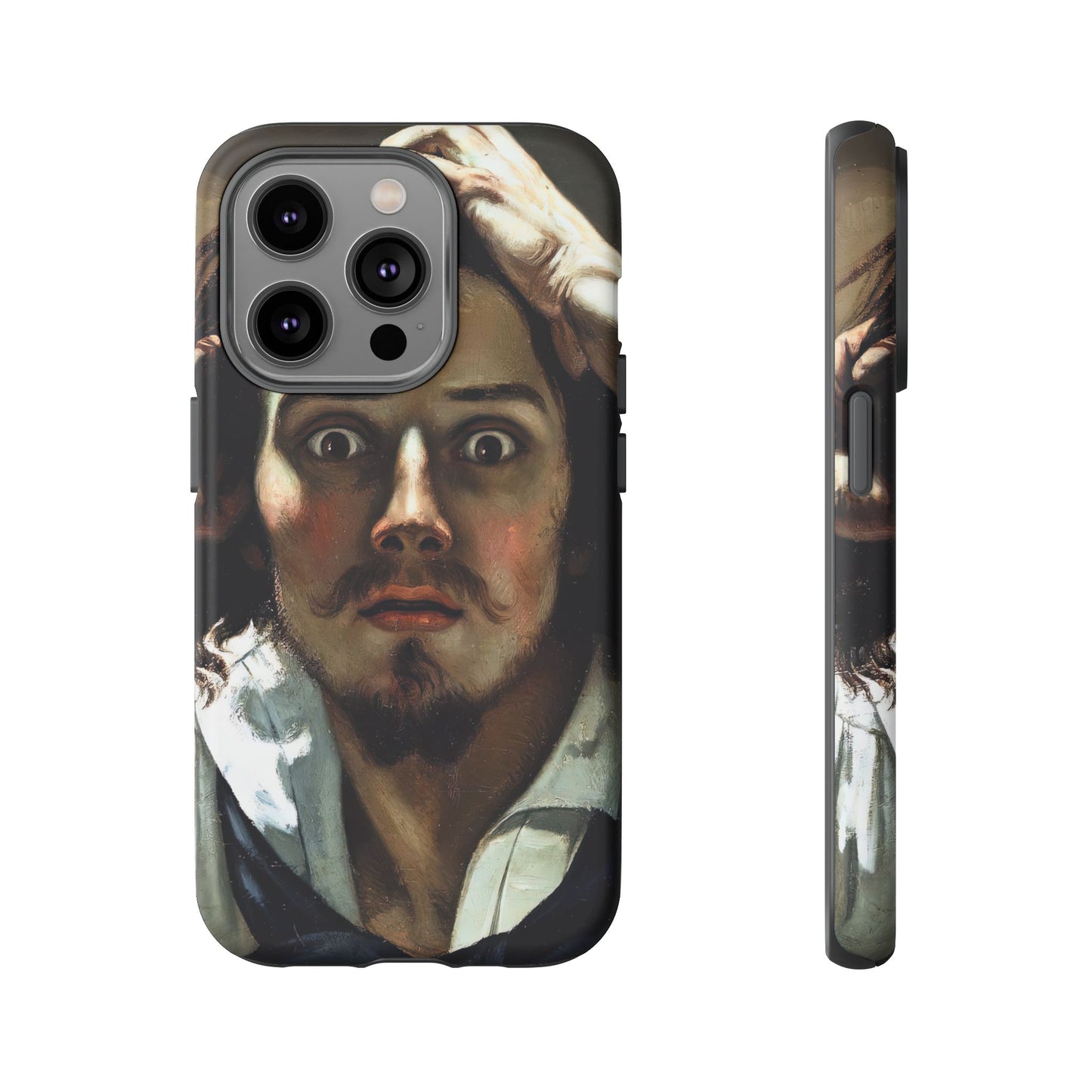 Courbet, Gustave - The Desperate Man (1843) - Tough Phone Cases