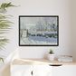 Monet, Claude - The Magpie (1868) - Matte Canvas, Framed