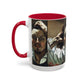 Courbet, Gustave - The Desperate Man (1843) - Colorful Accent Mugs