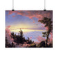 Church, Frederic Edwin - Above the Clouds at Sunrise  (1849) - Satin Posters