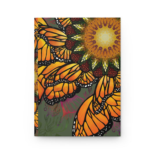 Pacio, Adam - Monarch Butterfly Mandala - Hardcover Journal Matte