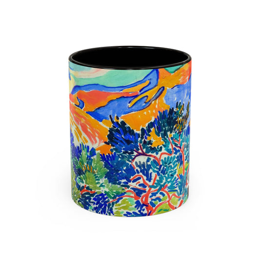 Derain, André - Mountains at Collioure (1905) - Colorful Accent Mugs