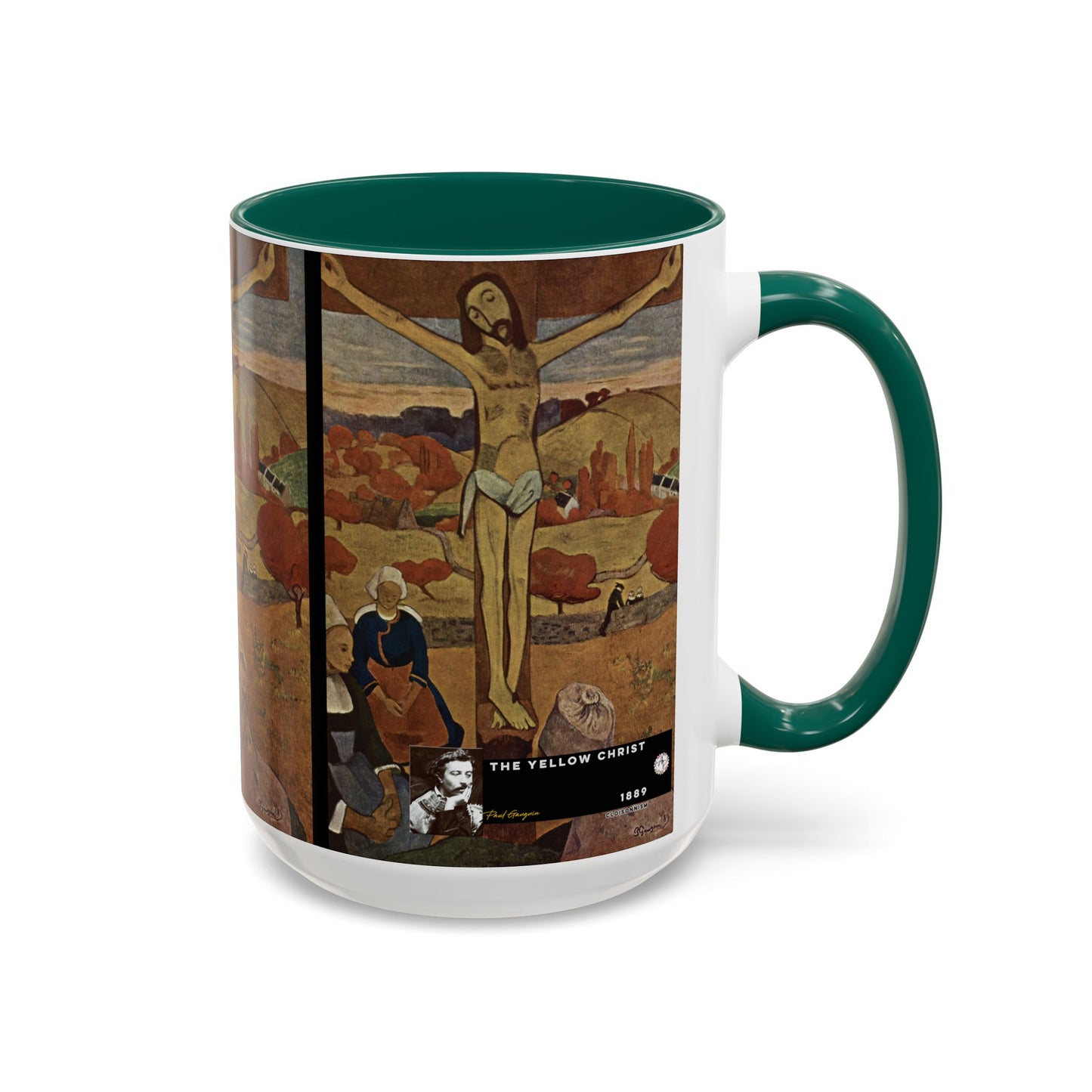 Gauguin, Paul - The Yellow Christ (1889) - Colorful Accent Mugs