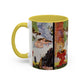 Cézanne, Paul - A Modern Olympia (1874) - Colorful Accent Mugs