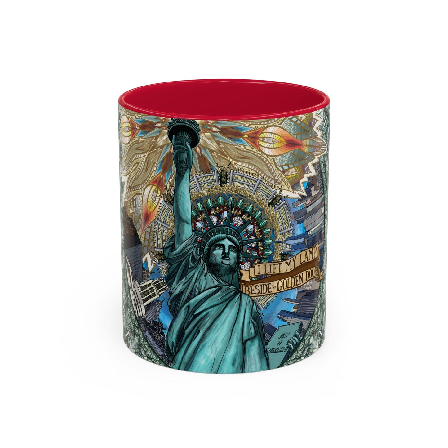 Pacio, Adam - Liberty Mandala - Colorful Accent Mugs