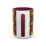 Monarch Butterfly Mandala - Colorful Accent Mugs