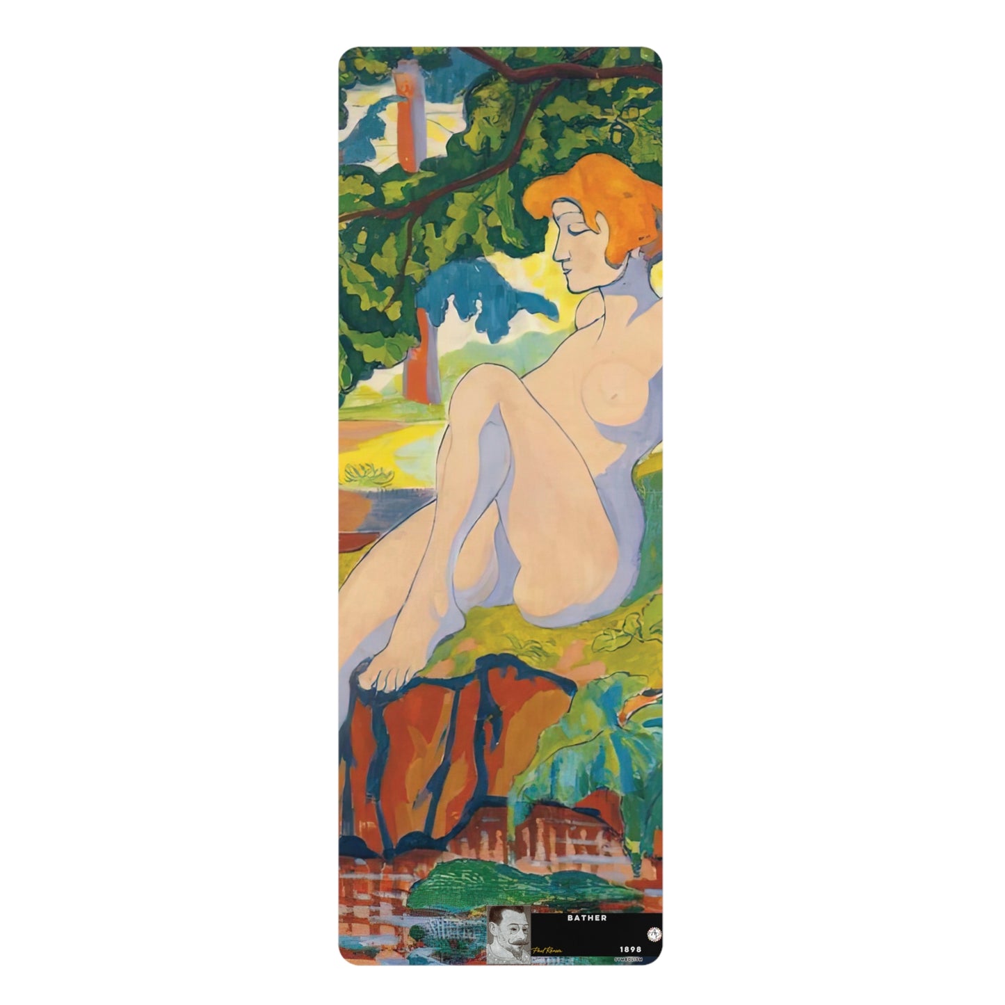 Ranson, Paul - Bather (1898) - Rubber Yoga Mat