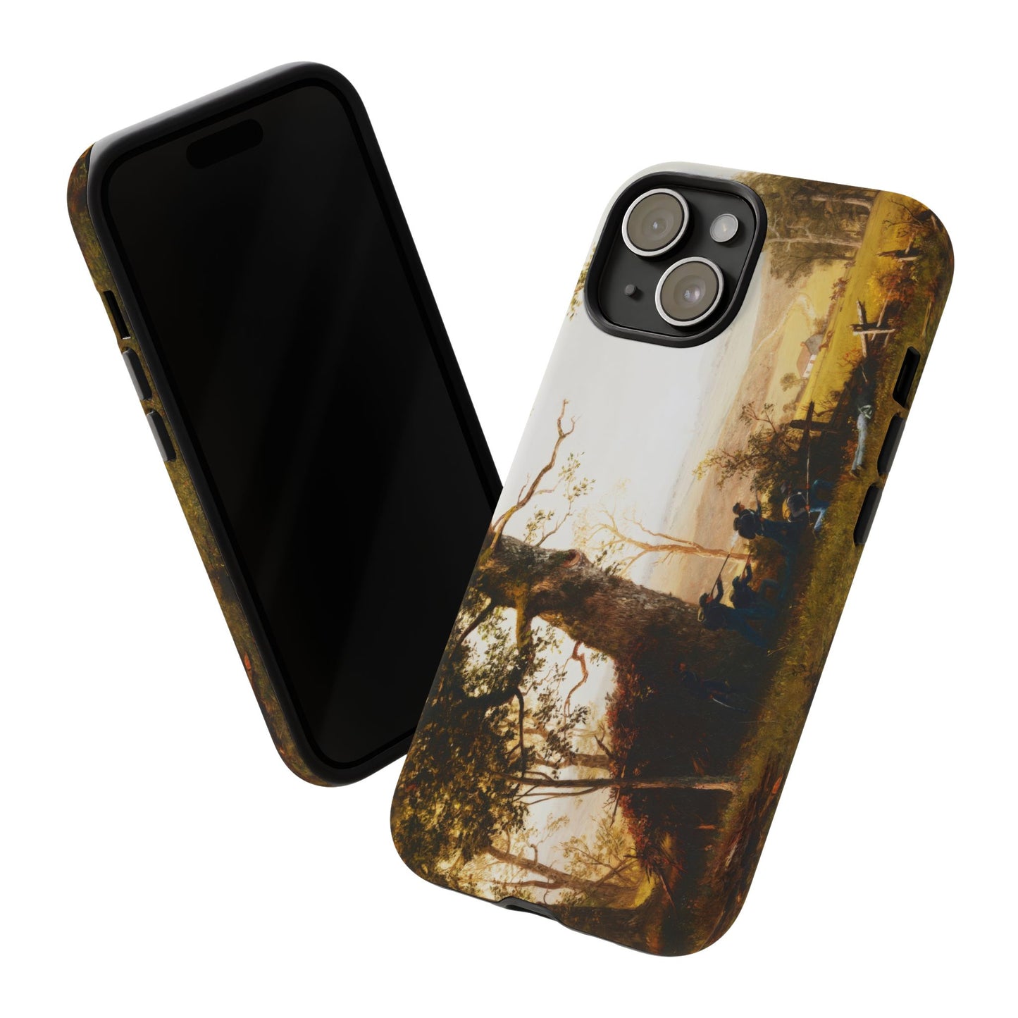 Bierstadt, Albert -  Guerrilla Warfare (1861) - Tough Phone Cases