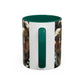 Courbet, Gustave - The Desperate Man (1843) - Colorful Accent Mugs