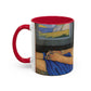 Filiger, Charles - The Recumbent Christ (1895) - Colorful Accent Mugs