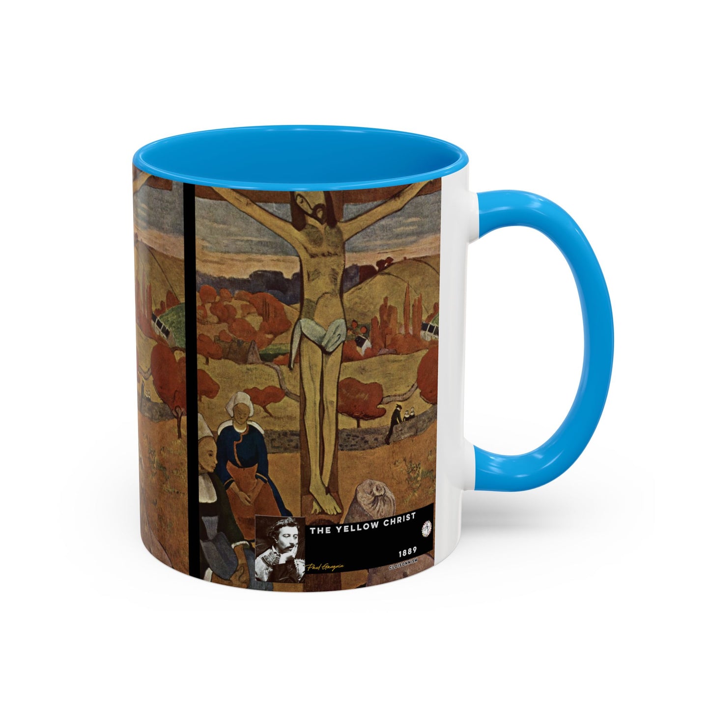 Gauguin, Paul - The Yellow Christ (1889) - Colorful Accent Mugs