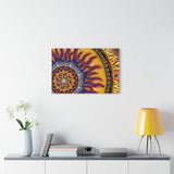 Solar Disc Mandala - Acrylic Block