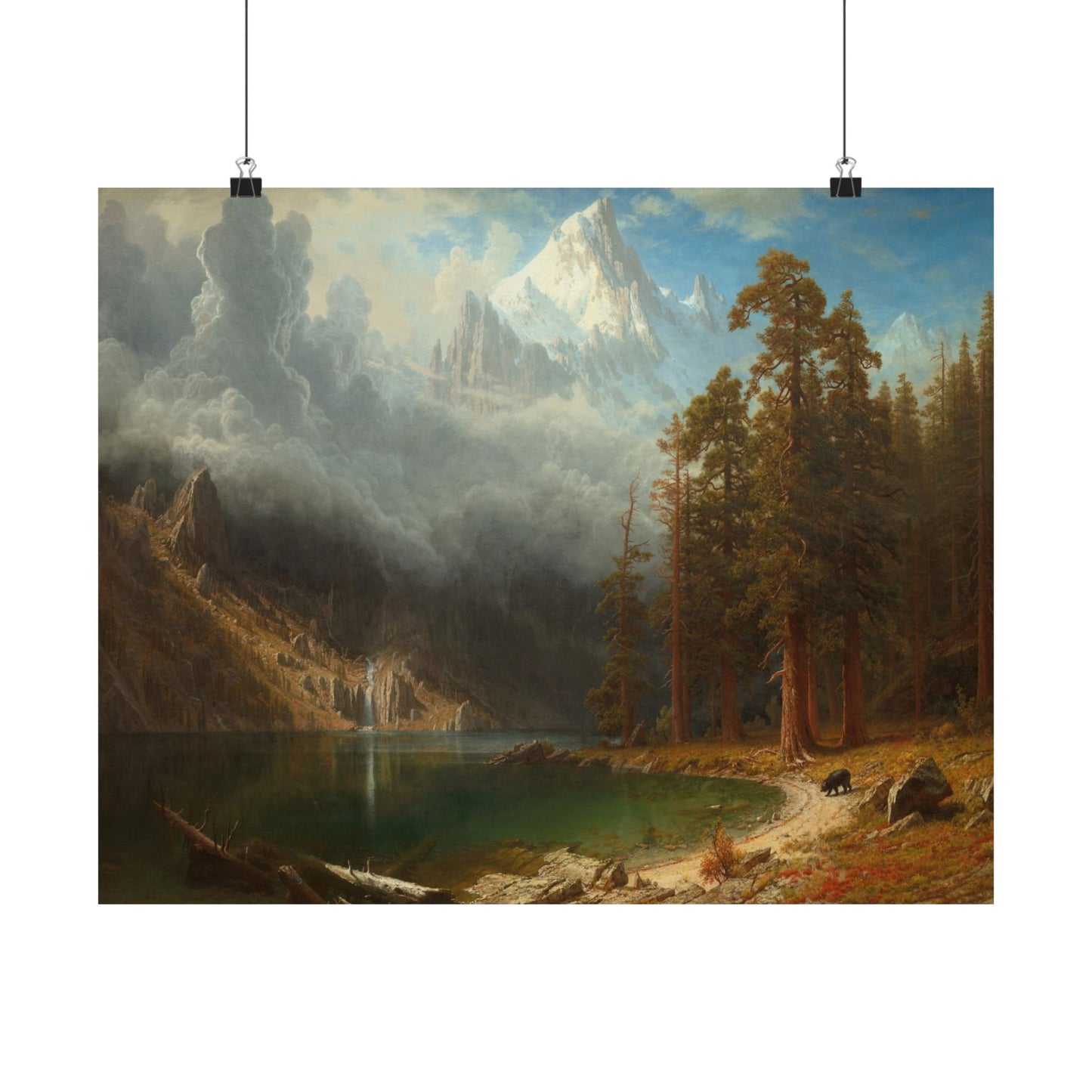 Bierstadt, Albert - Mount Corcoran (1877) - Satin Posters