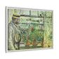 Morisot, Berthe - Eugene Manet on the Isle of Wight (1875) - Matte Canvas, Framed