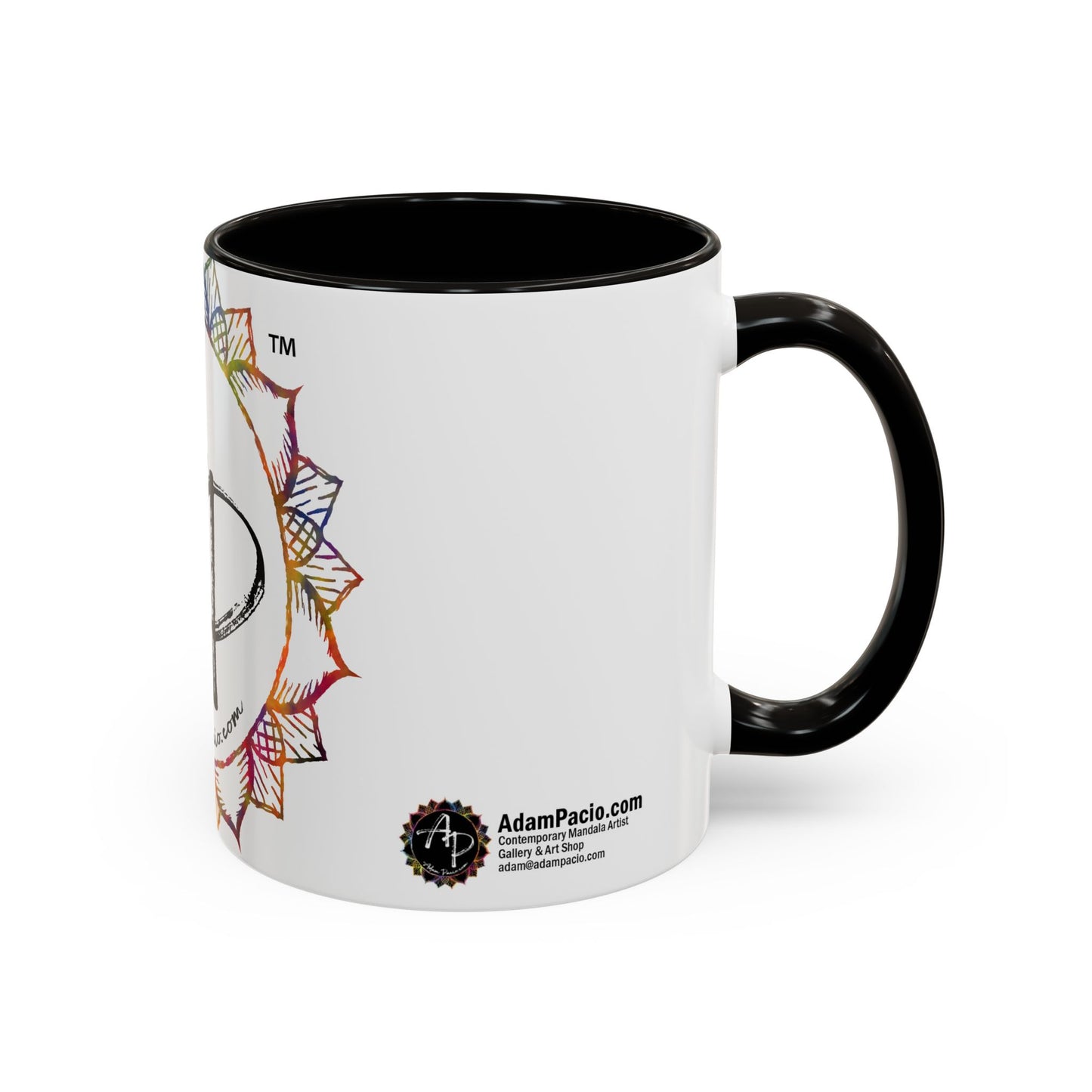 AdamPacio.com - White Logo - Colorful Accent Mugs