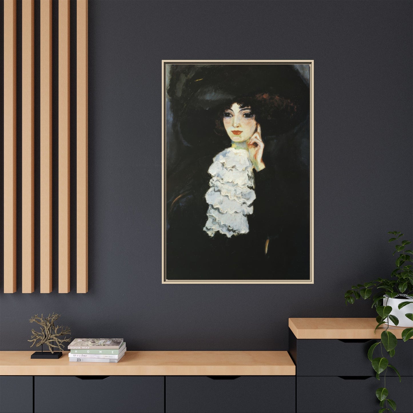 Van Dongen, Kees - Woman with Frill (1905) - Matte Canvas, Framed