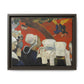 Gauguin, Paul - Vision of the Sermon (Jacob Wrestling with the Angel) (1888) - Matte Canvas, Framed
