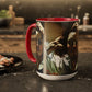 Courbet, Gustave - The Desperate Man (1843) - Colorful Accent Mugs