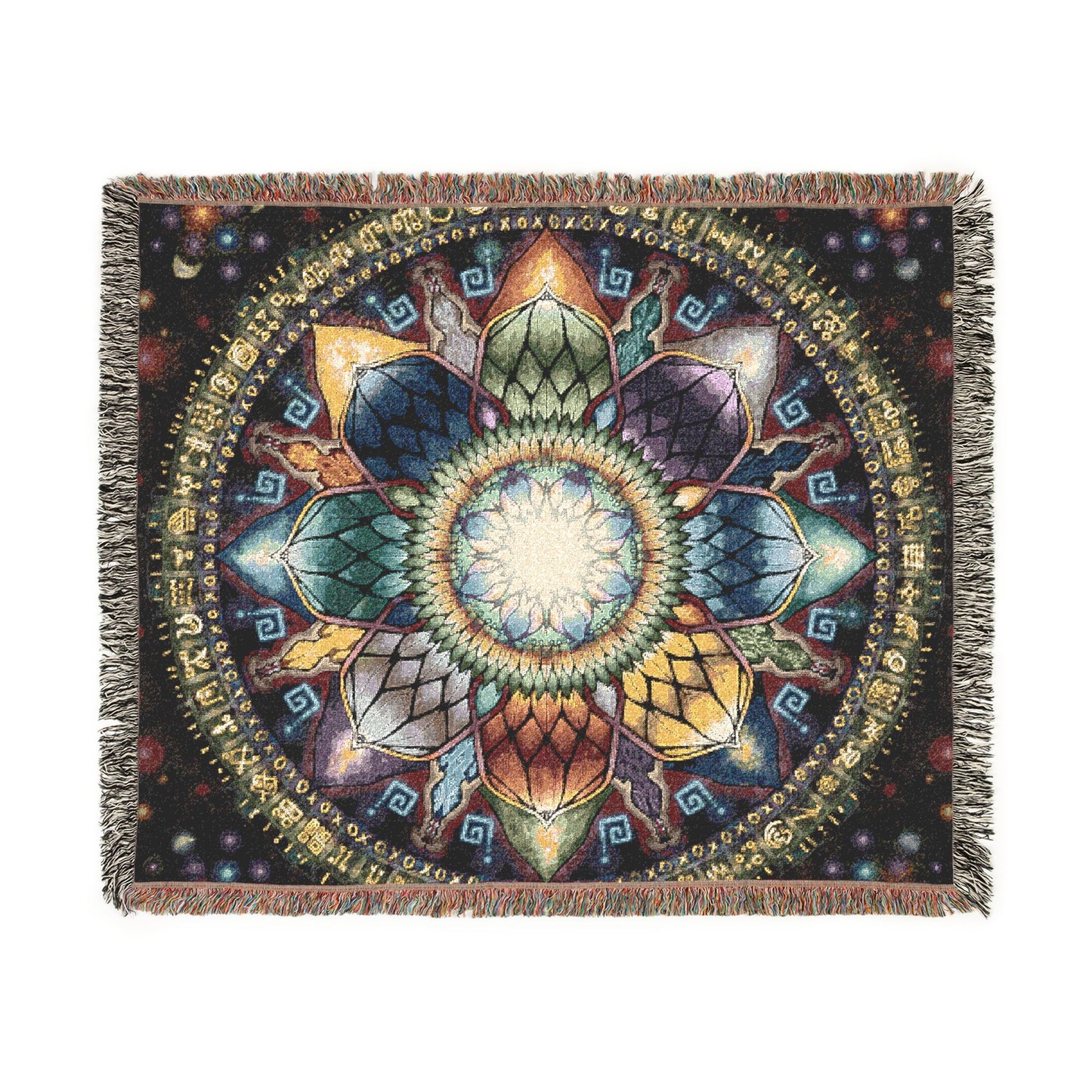 Pacio, Adam - Mystic Jewel Mandala - Woven Blanket