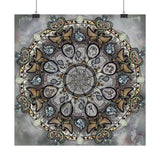 Memento Mori Mandala - Satin Poster