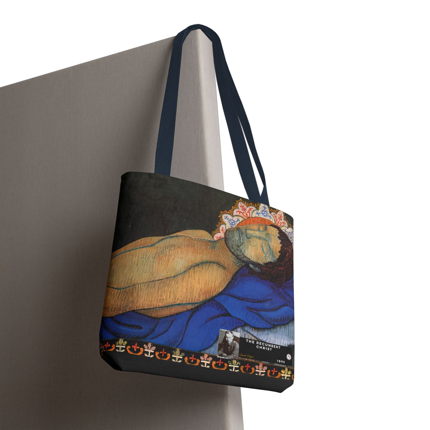 Filiger, Charles - The Recumbent Christ (1895) - Tote Bag