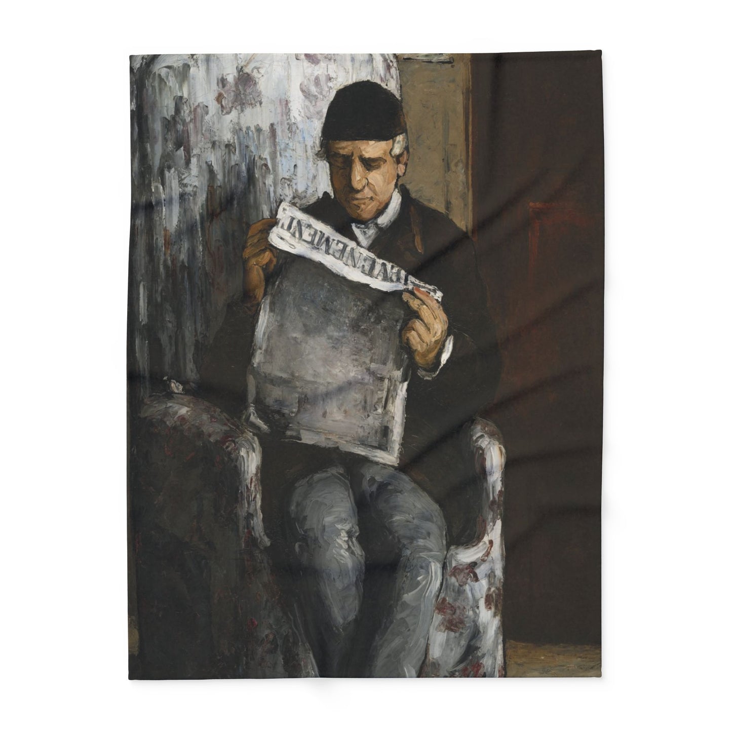 Cézanne, Paul - The Artist’s Father (1866) - Arctic Fleece Blanket