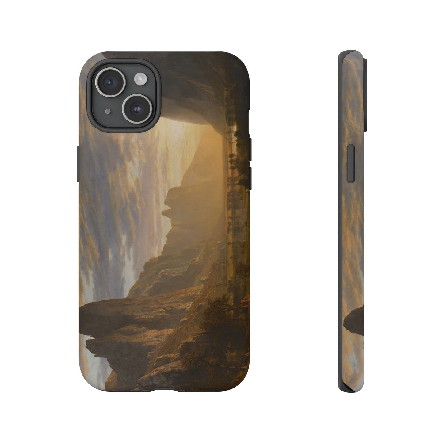 Bierstadt, Albert - Looking Down Yosemite Valley (1865) - Tough Phone Cases