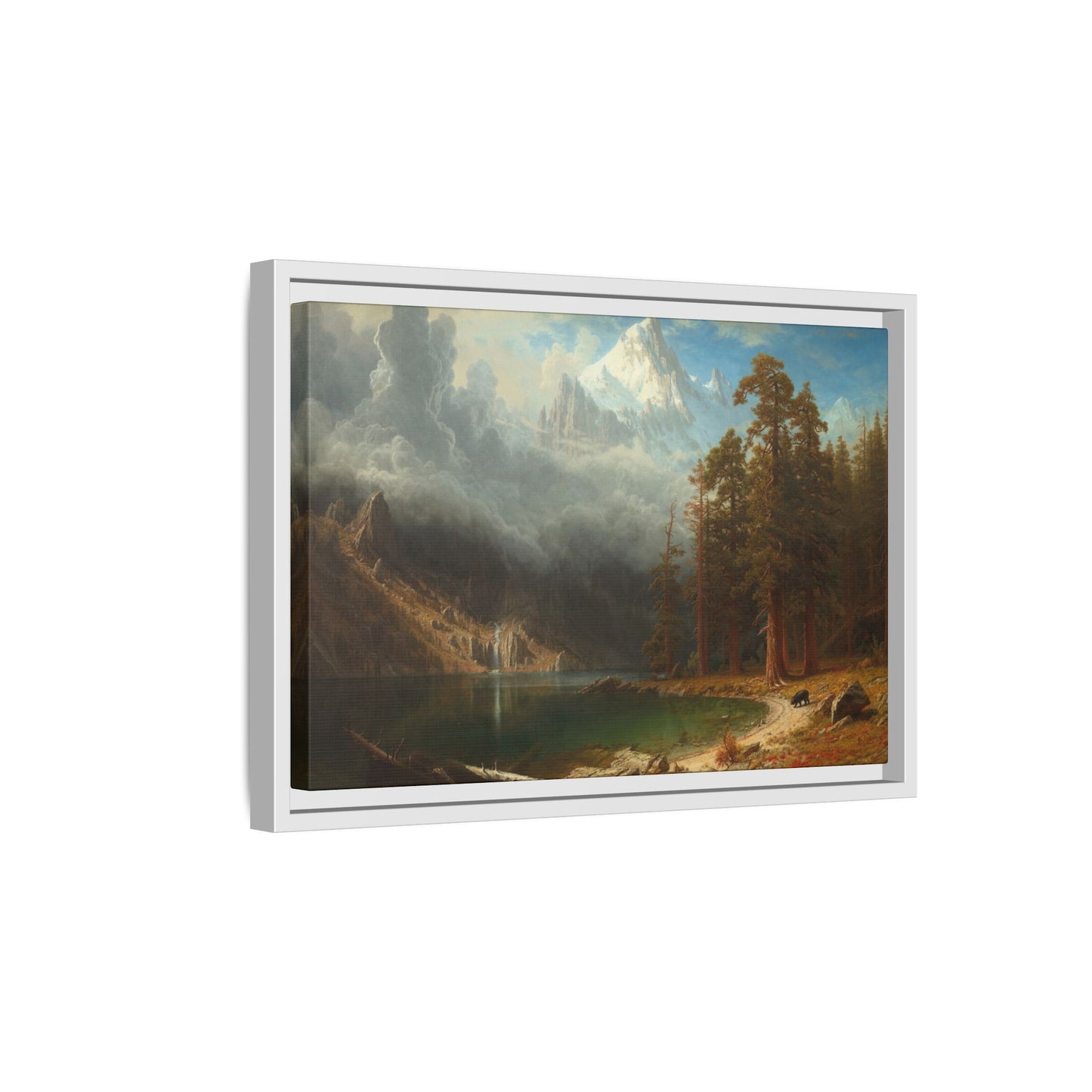 Bierstadt, Albert - Mount Corcoran (1877) - Matte Canvas, Framed