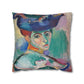 Matisse, Henri - Woman with a Hat (1905) - Suede Square Pillowcase
