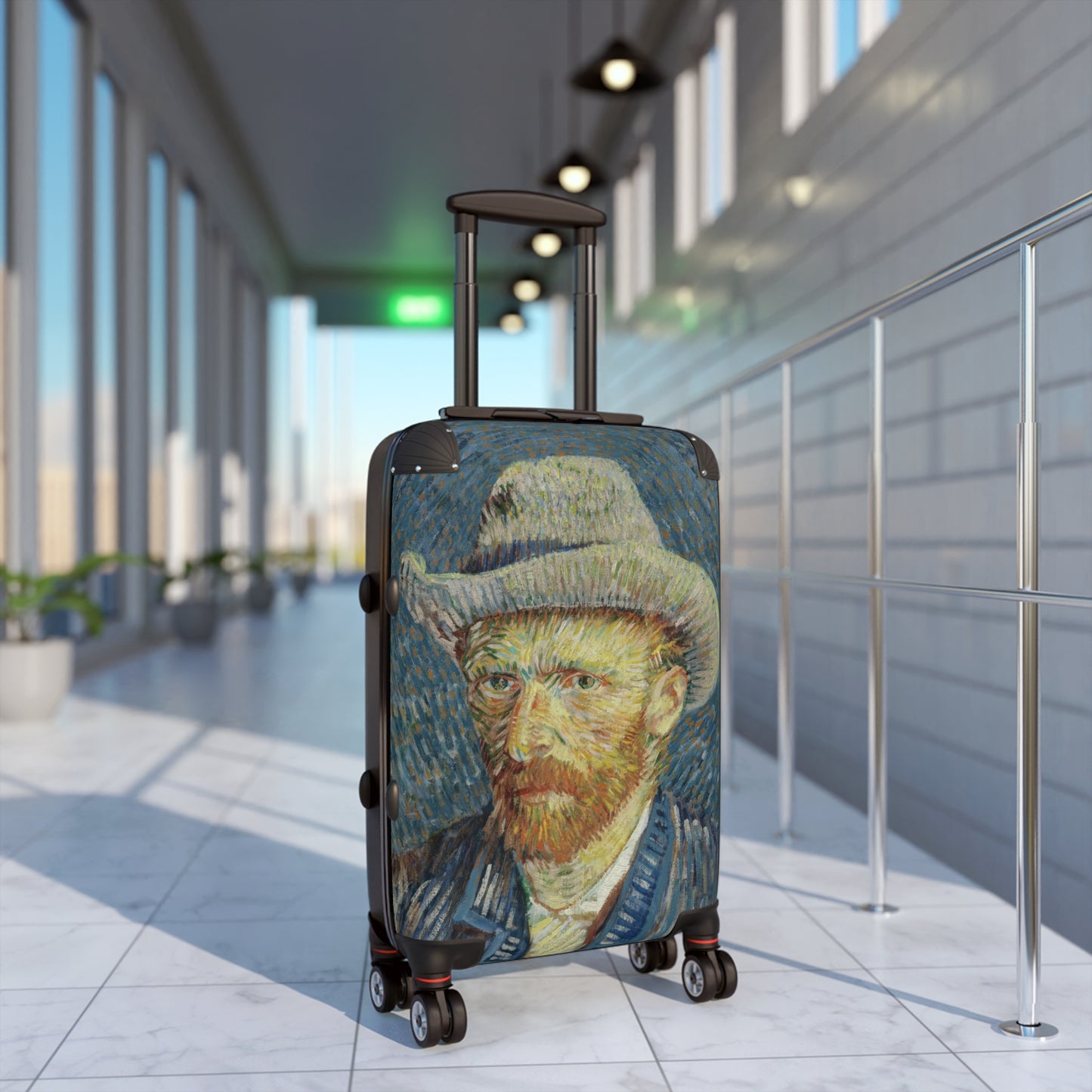 Van Gogh, Vincent - Self-Portrait with Grey Felt Hat (1887) - Suitcase