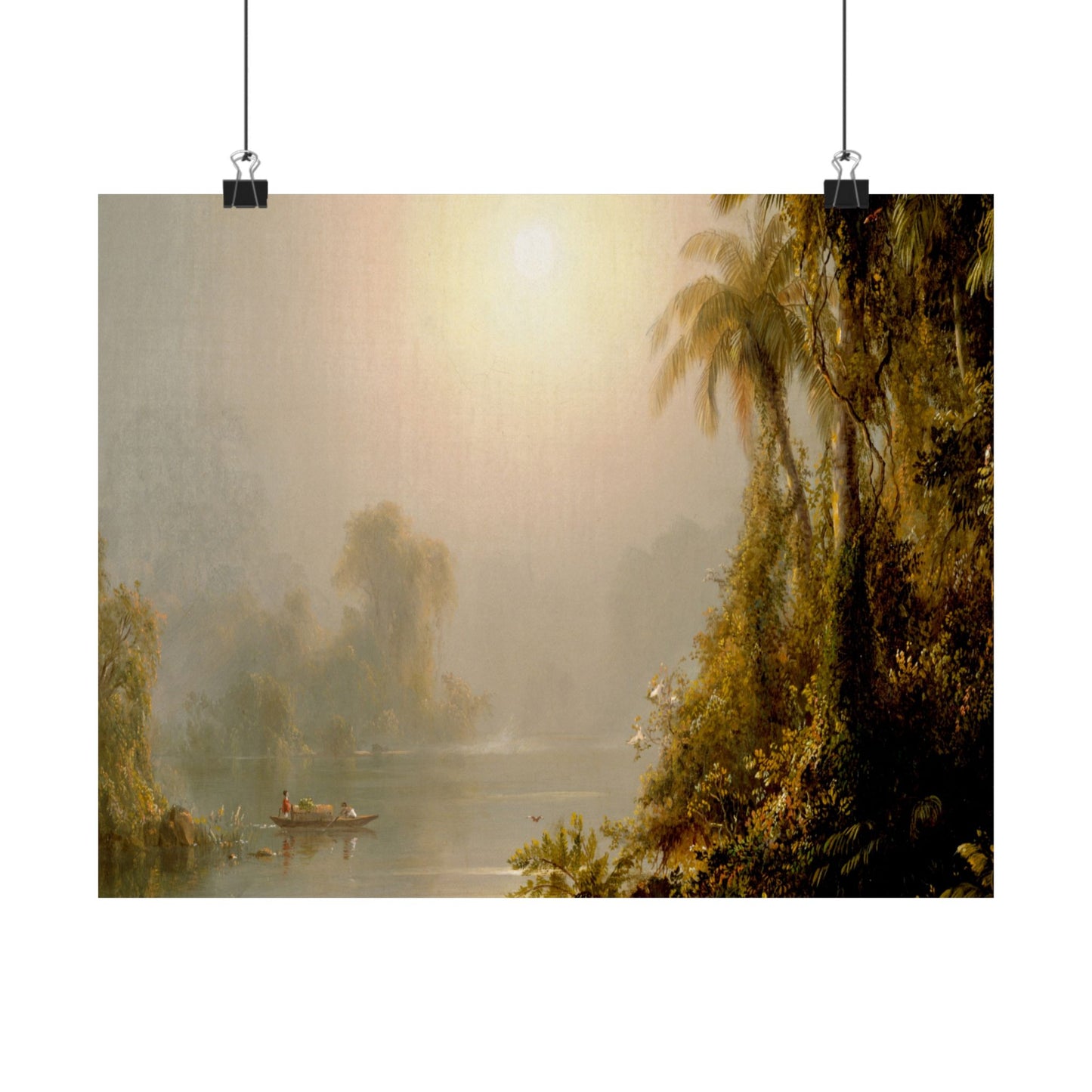 Church, Frederic Edwin - Morning in the Tropics (1858) - Satin Posters