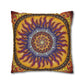 Pacio, Adam - Solar Disc Mandala - Suede Square Pillowcase