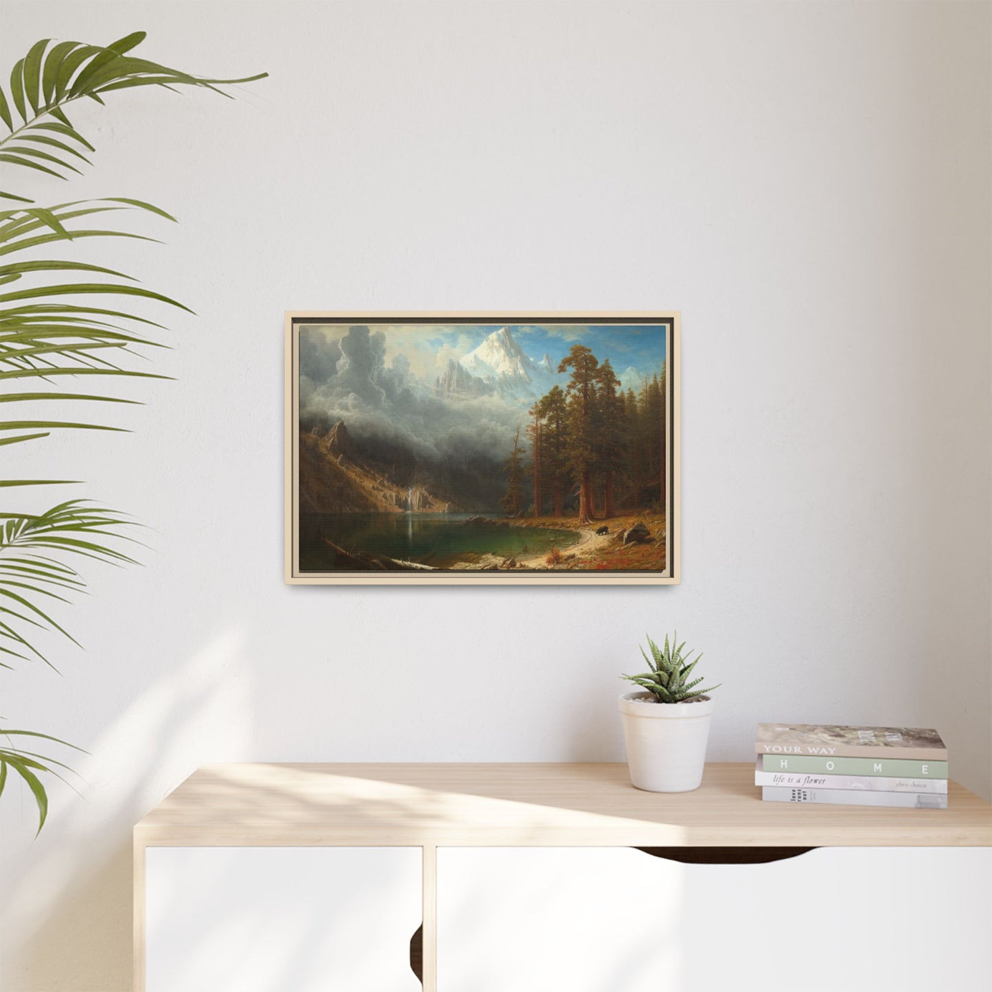 Bierstadt, Albert - Mount Corcoran (1877) - Matte Canvas, Framed