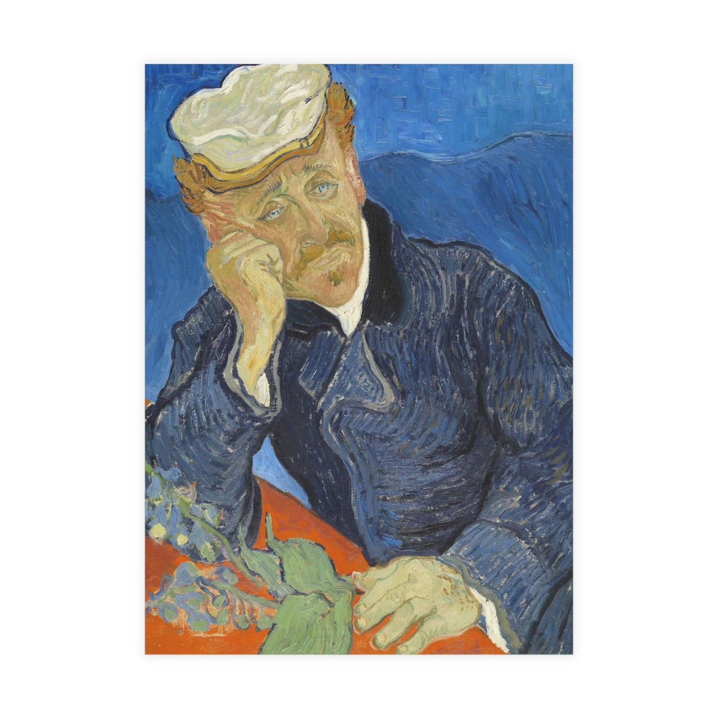 Van Gogh, Vincent - Portrait of Dr. Paul Gachet (1890) - Postcard Bundles with Envelopes Included