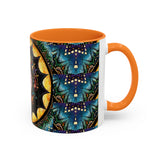 Obsidian Grandmothers Mandala - Colorful Accent Mugs