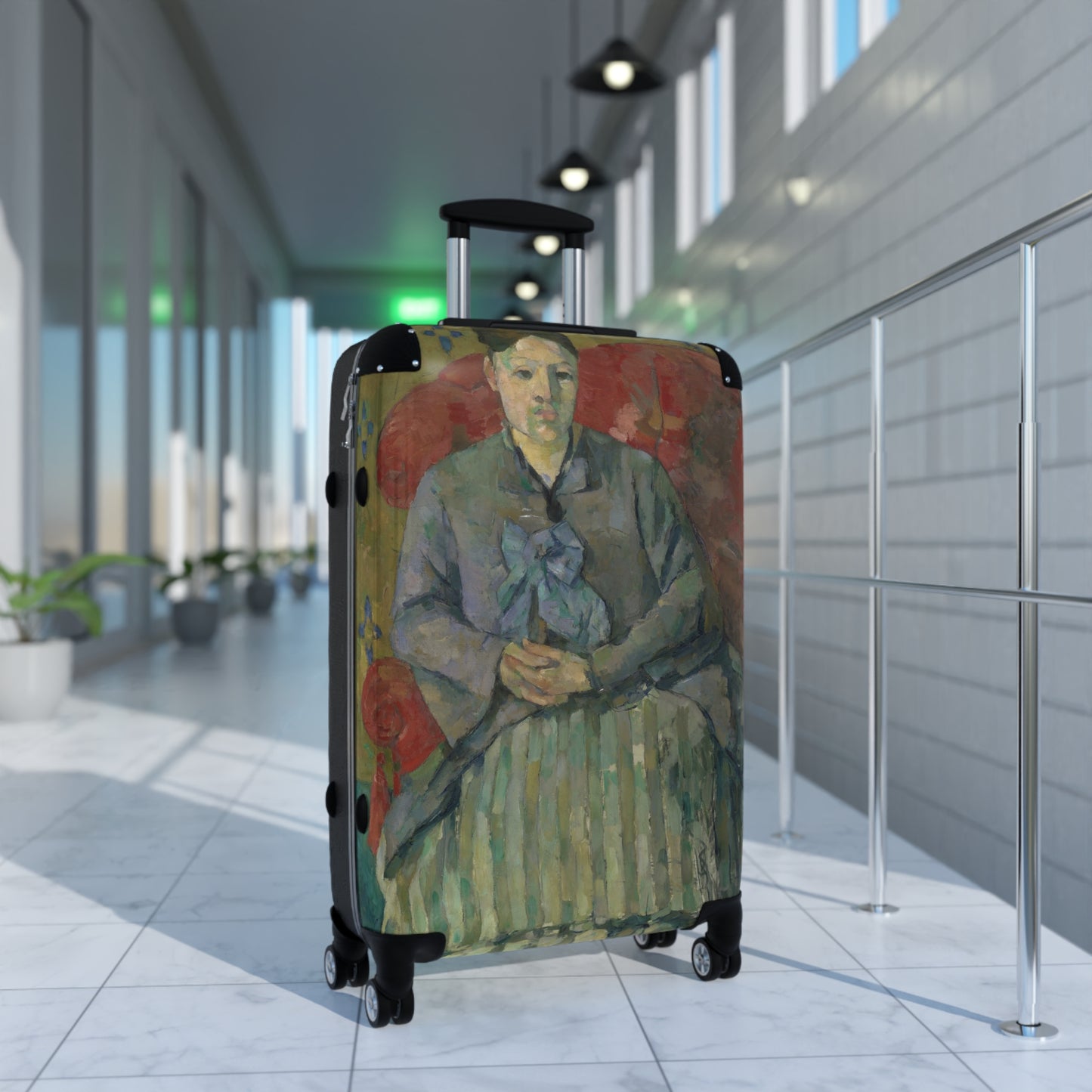 Cézanne, Paul - Madame Cezanne in a Red Armchair (1877) - Suitcase