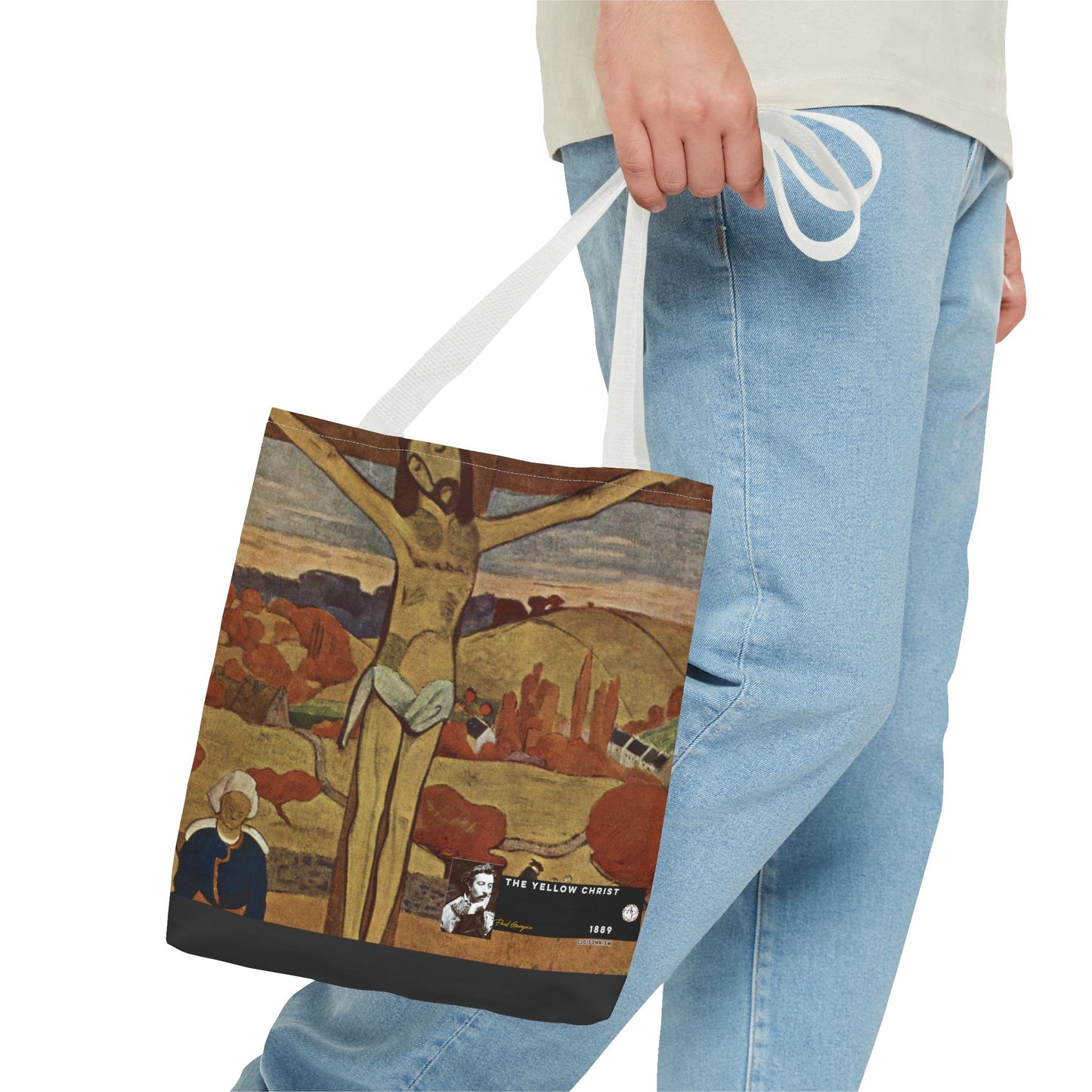 Gauguin, Paul - The Yellow Christ (1889) - Tote Bag