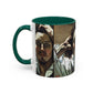 Courbet, Gustave - The Desperate Man (1843) - Colorful Accent Mugs