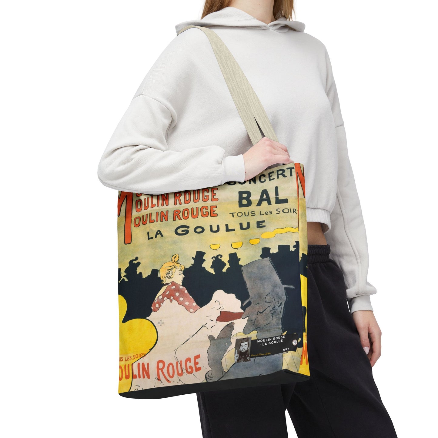 Toulouse-Lautrec, Henri - Moulin Rouge - La Goulue (1891) - Tote Bag