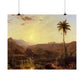 Church, Frederic Edwin - The Cordilleras - Sunrise (1853) - Satin Posters