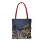 Pissarro, Camille - The Boulevard Montmartre At Night (1897) - Tote Bag