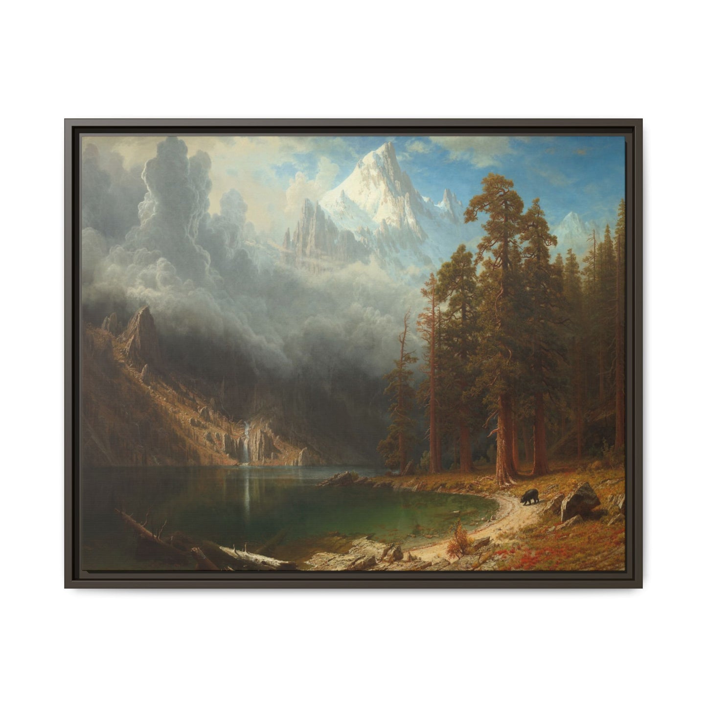 Bierstadt, Albert - Mount Corcoran (1877) - Matte Canvas, Framed