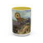 Redon, Odilon - The Cyclops (1914) - Colorful Accent Mugs