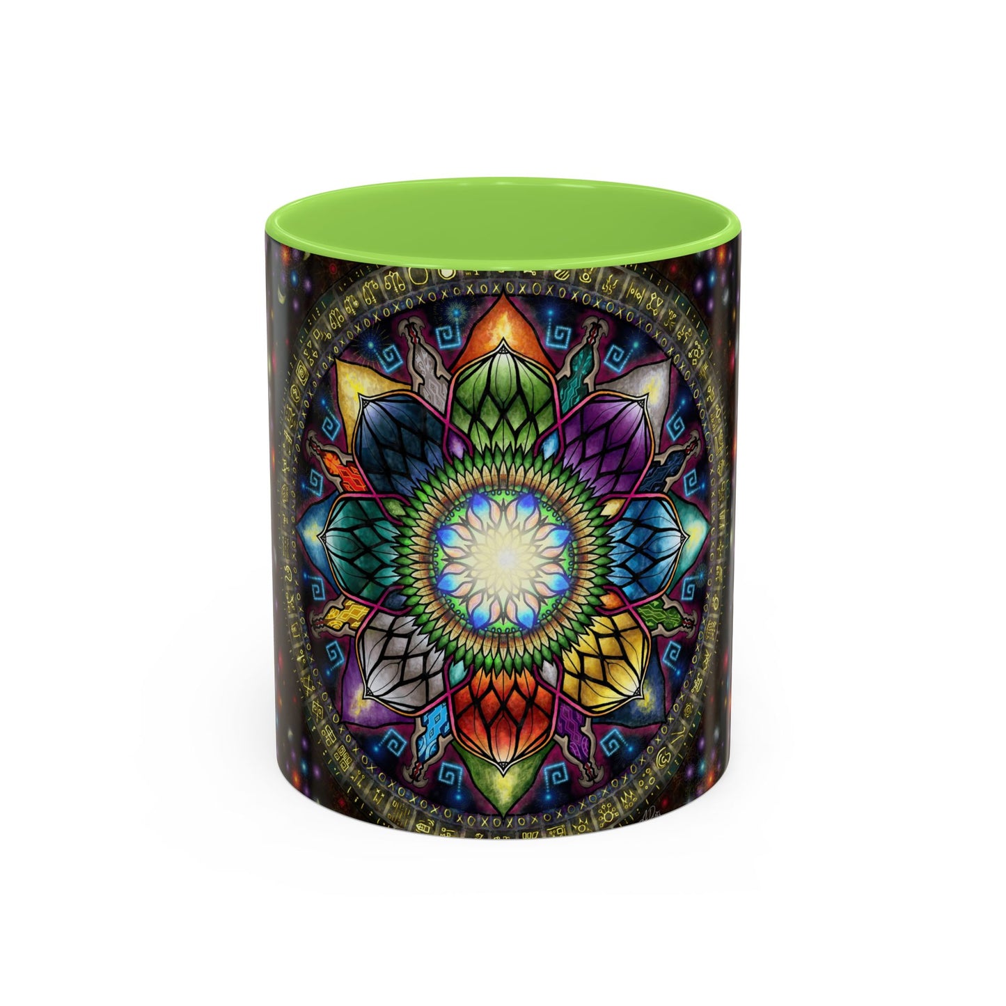 Pacio, Adam - Mystic Jewel Mandala - Colorful Accent Mugs