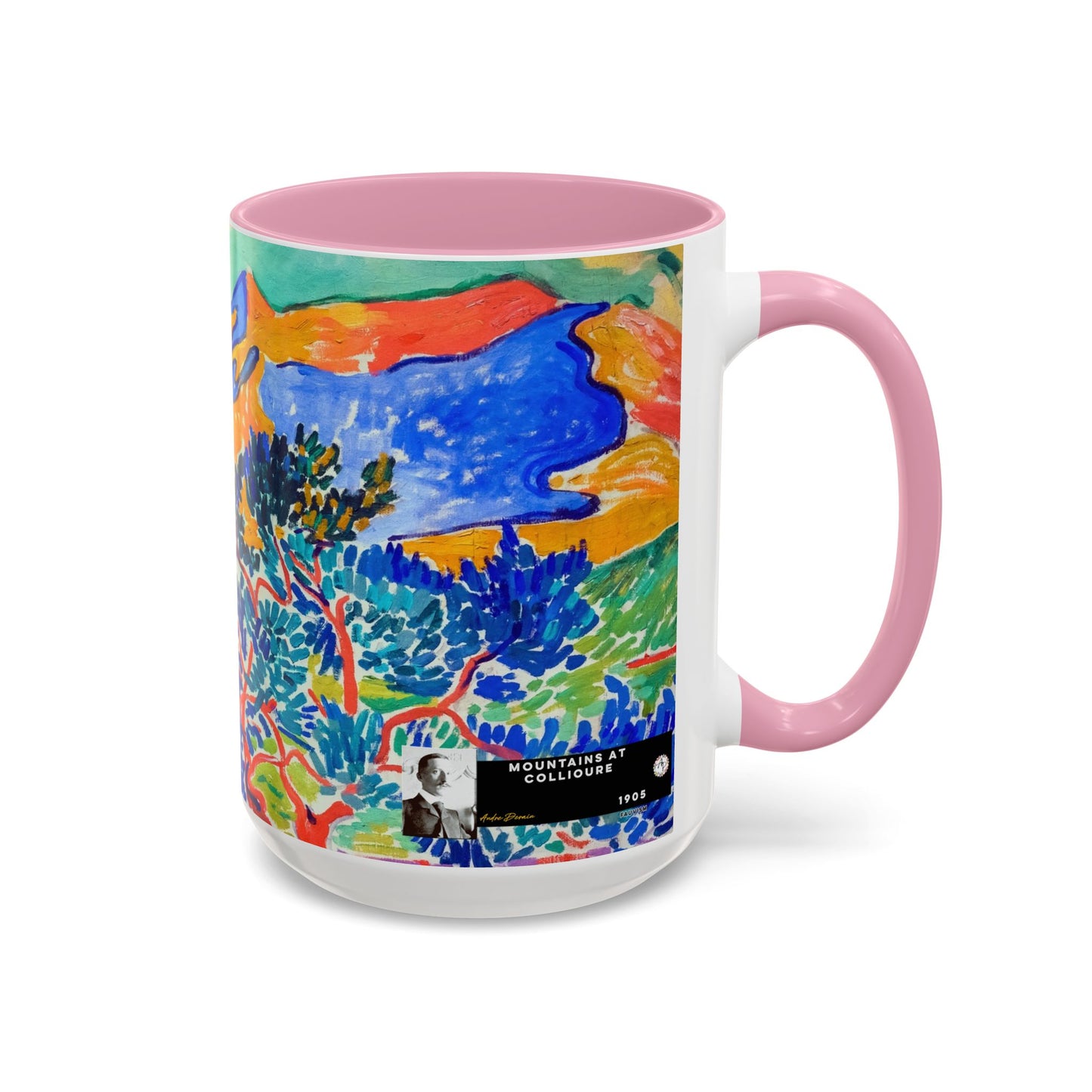 Derain, André - Mountains at Collioure (1905) - Colorful Accent Mugs