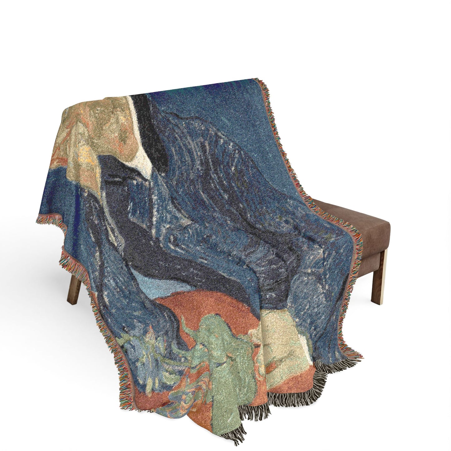 Van Gogh, Vincent - Portrait of Dr. Paul Gachet (1890) - Woven Blanket