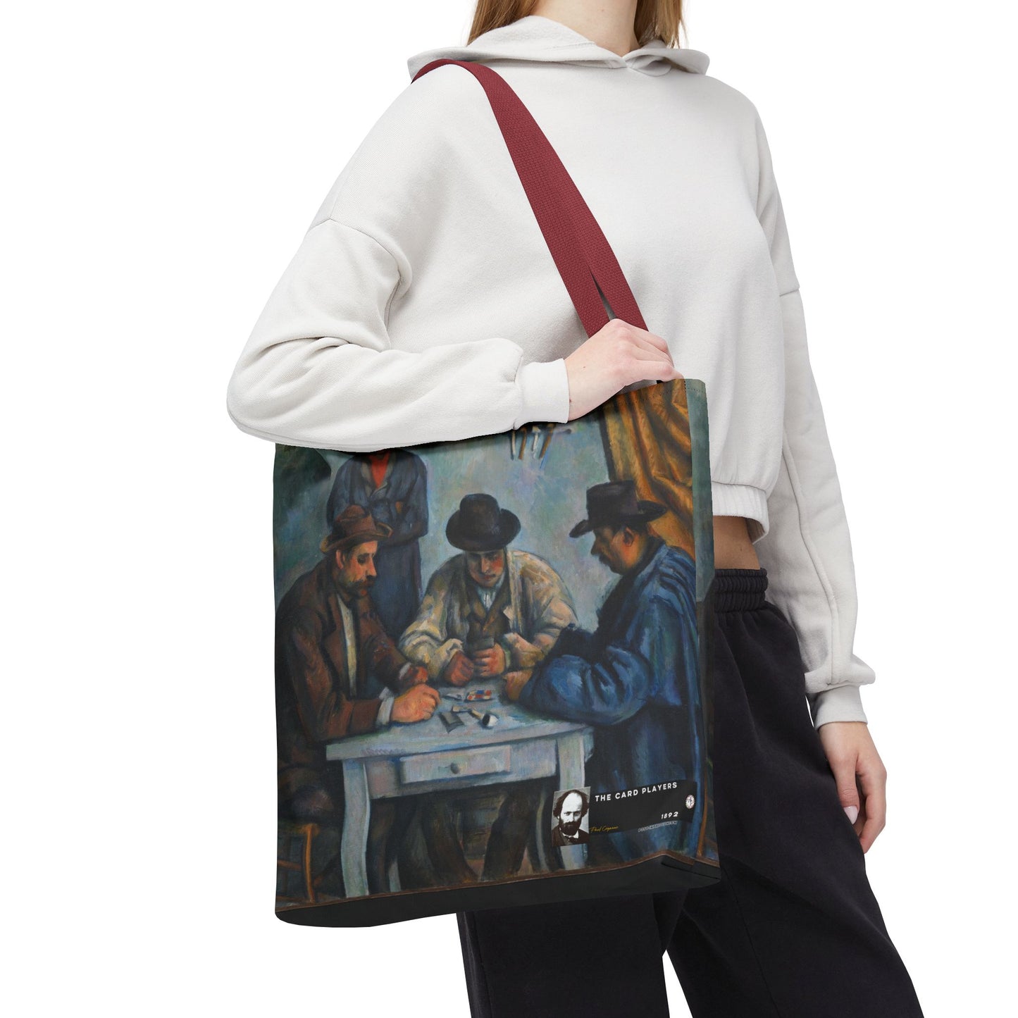 Cézanne, Paul - The Card Players (1892) - Tote Bag